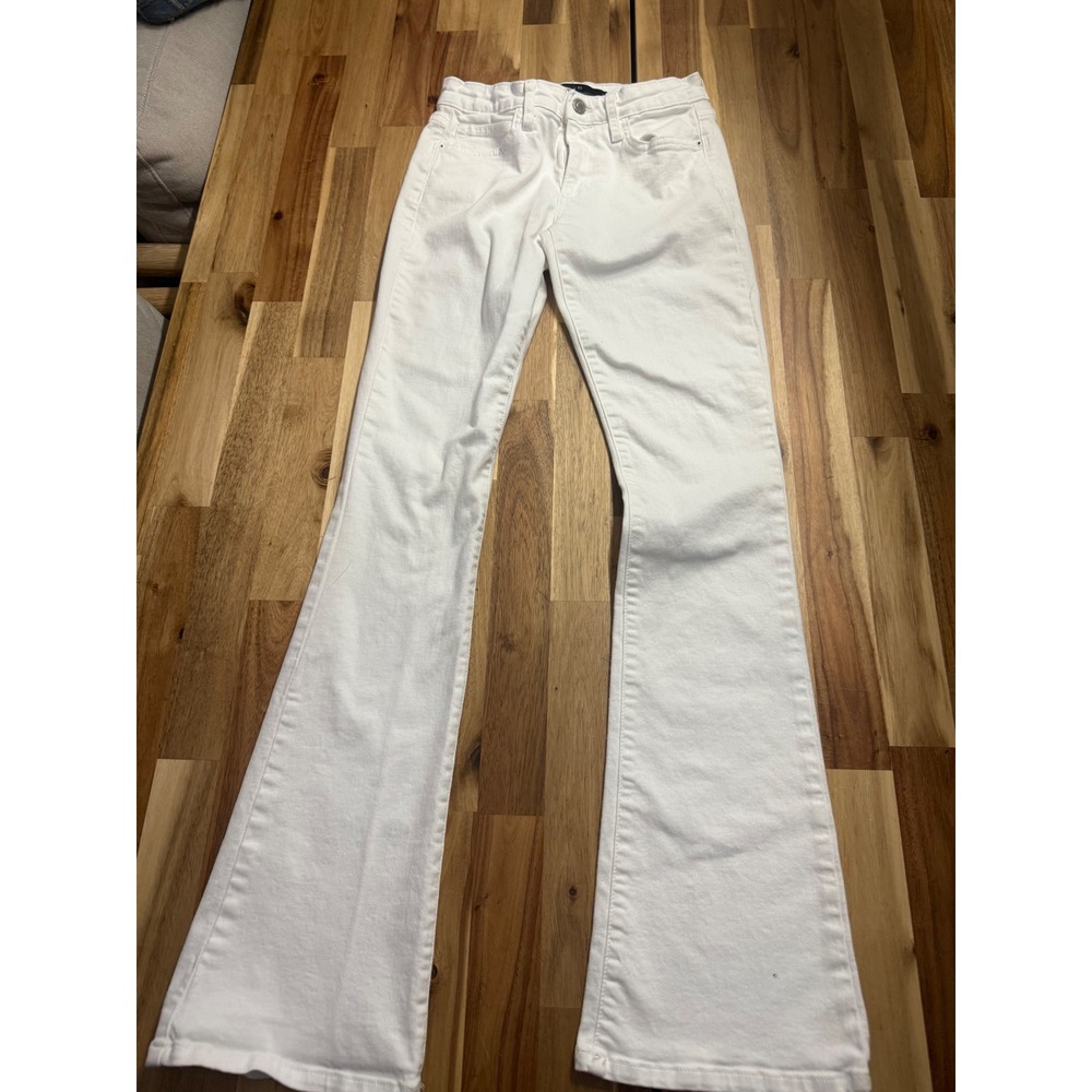 J Brand Women's White Bootcut Flare Jeans Size 26